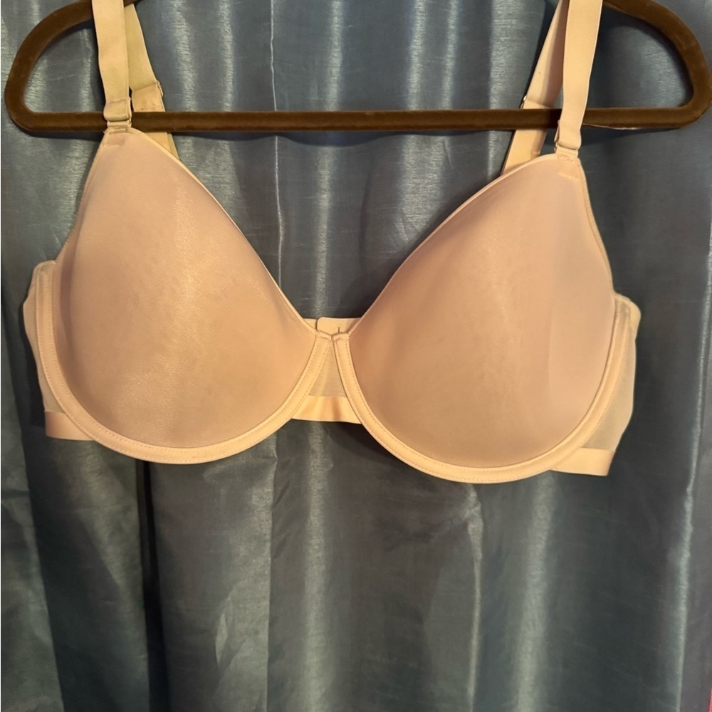 Cuup The Demi Spacer Seamless Mesh T-Shirt Bra 40G Sand Beige Underwire Unpadded